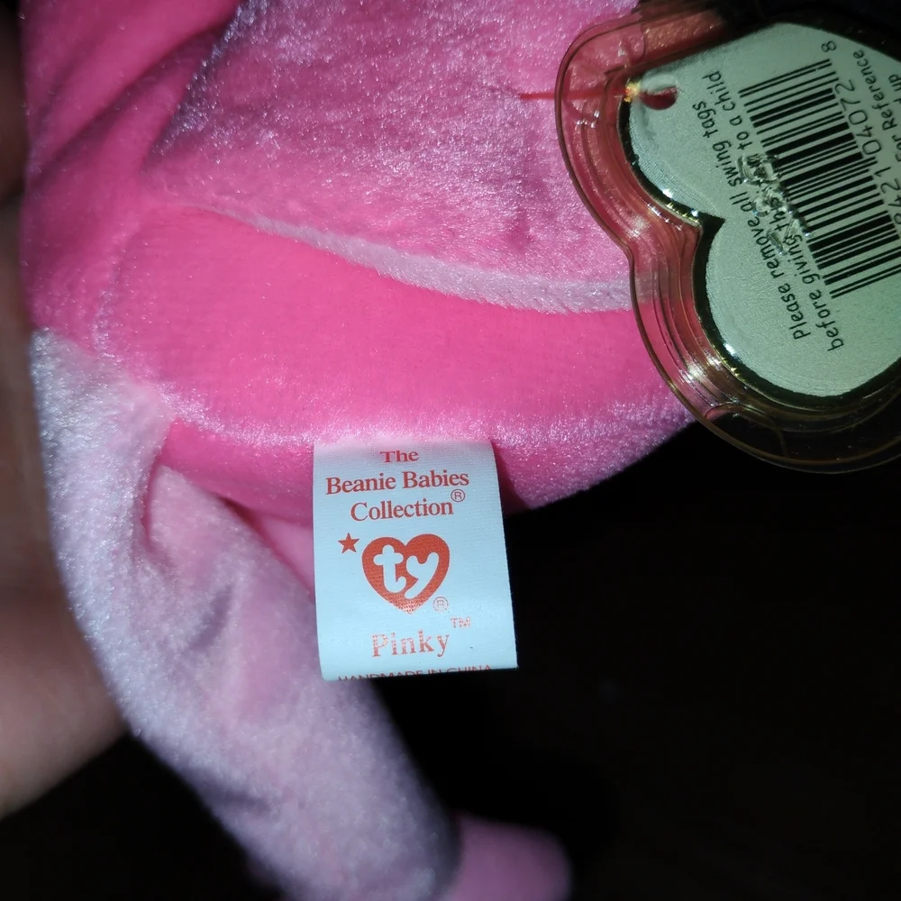 Ty Pink and Orange Flamingo Plush Toy With Errors!